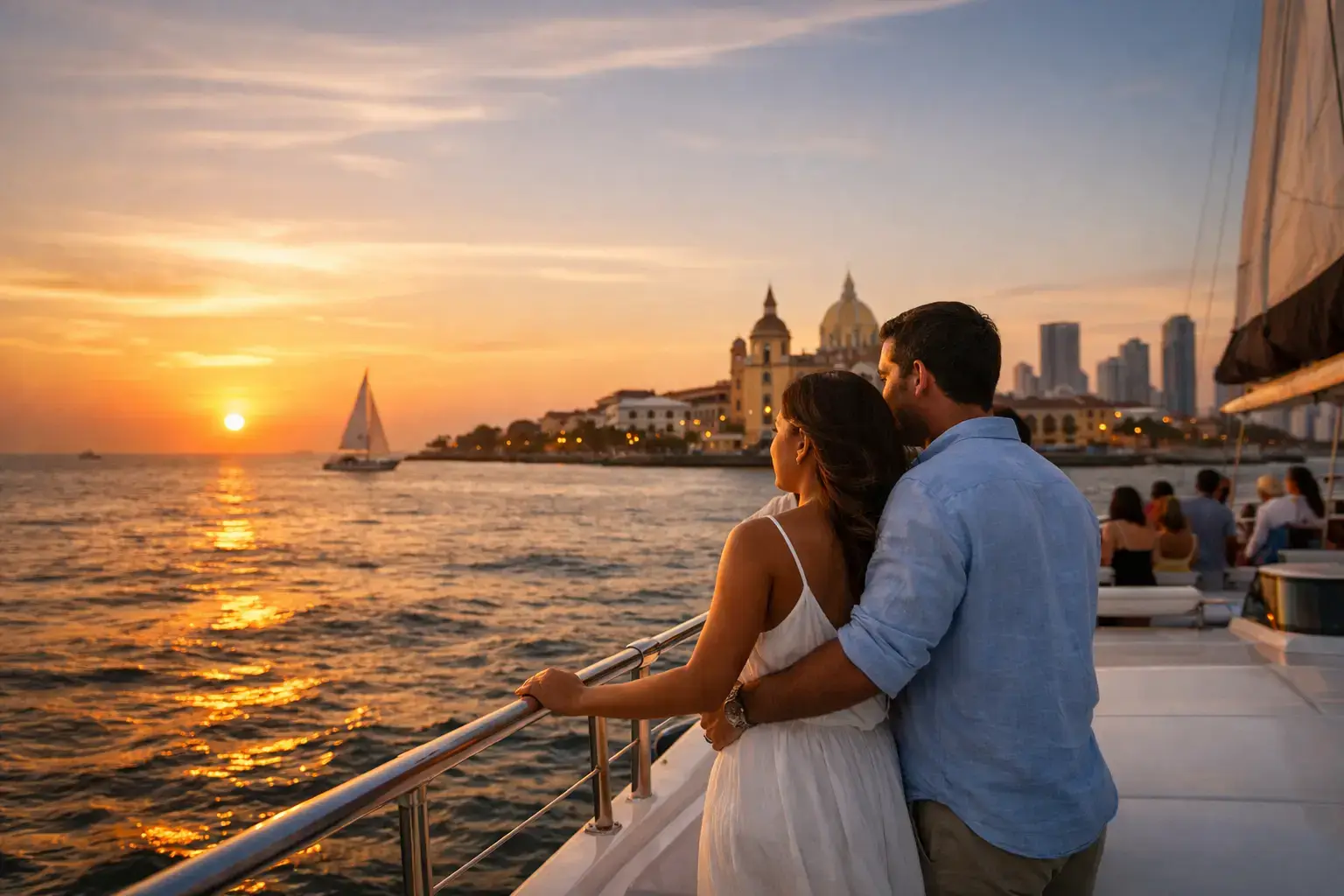Best Sunset Cruise Cartagena Colombia