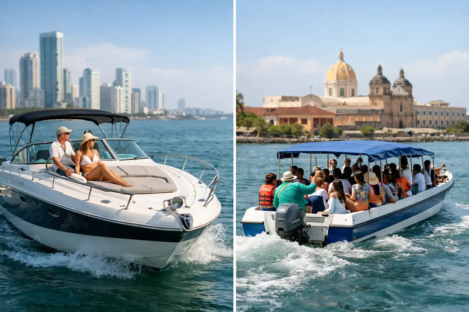 Private Boat vs Shared Tour in Cartagena