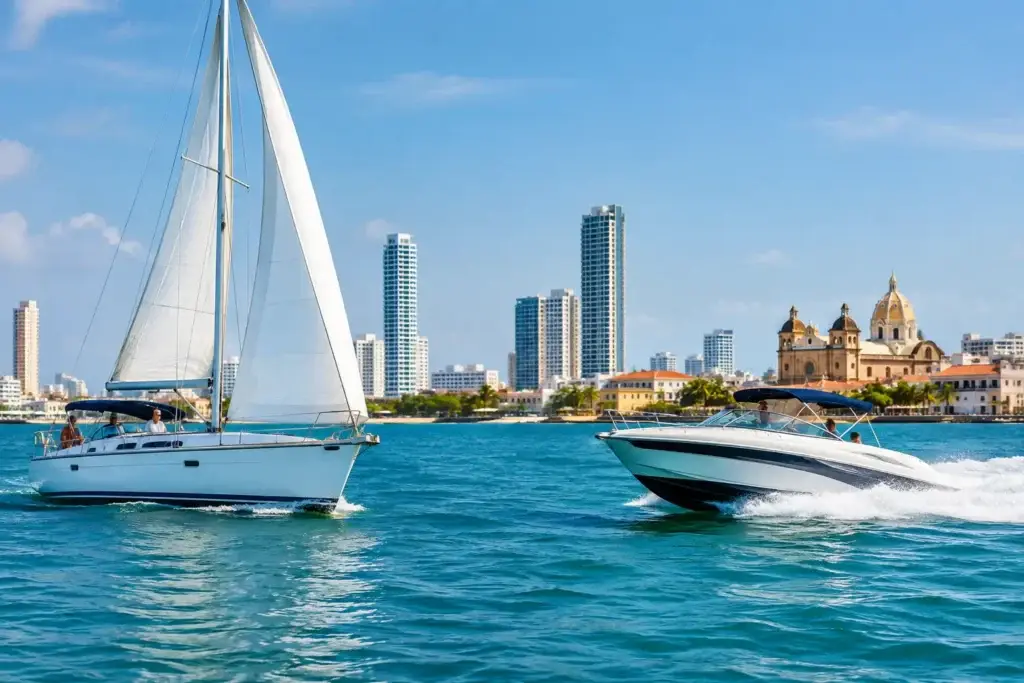 Sailing Versus Speedboats for Your Cartagena Day